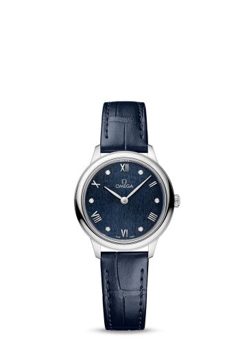 Omega De Ville Quartz 27.5 Stainless Steel / Blue - Diamond